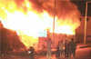 Textile shop gutted in fire at Thokkottu Junction